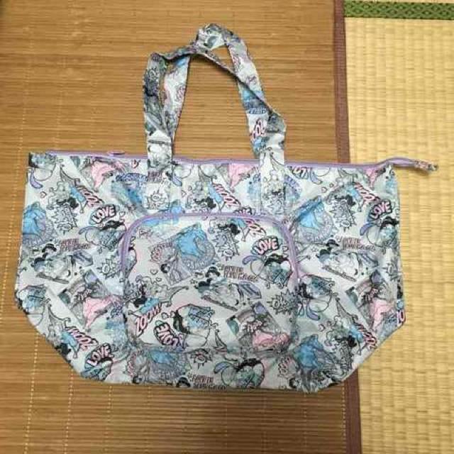 ディズニー・ポケッタブルトートバッグ。アラジン&ジャスミン柄 < ブランド ディズニー・ポケッタブルトートバッグ。アラジン&ジャスミン柄 < ブランドの