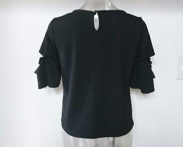 しまむら★ジョーゼット 袖あき リボン プルオーバー < ブランド しまむら★ジョーゼット 袖あき リボン プルオーバー < ブランドの