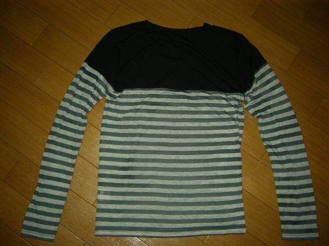 グラムglambカットソー1黒ボーダー切替ロンTシャツ < ブランド  グラムglambカットソー1黒ボーダー切替ロンTシャツ < ブランドの