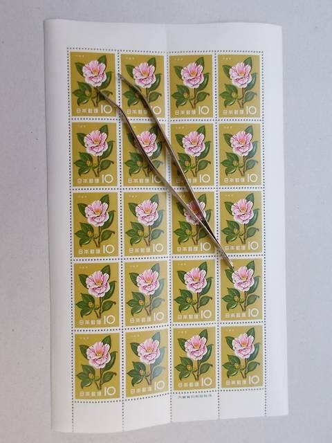 【未使用】花シリーズ ツバキ 1シート < ホビー 【未使用】花シリーズ ツバキ 1シート < ホビーの