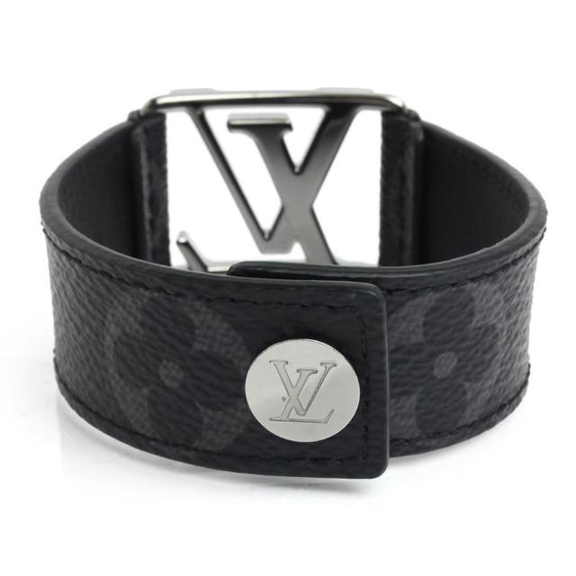 ☆ルイ ヴィトン LOUIS VUITTON ブラスレ ホッケンハイム ブレスレット モノグラムエクリプス/メンズ/ブラック☆美品 < ブランド ☆ルイ ヴィトン LOUIS VUITTON ブラスレ ホッケンハイム ブレスレット モノグラムエクリプス/メンズ/ブラック☆美品 < ブランドの