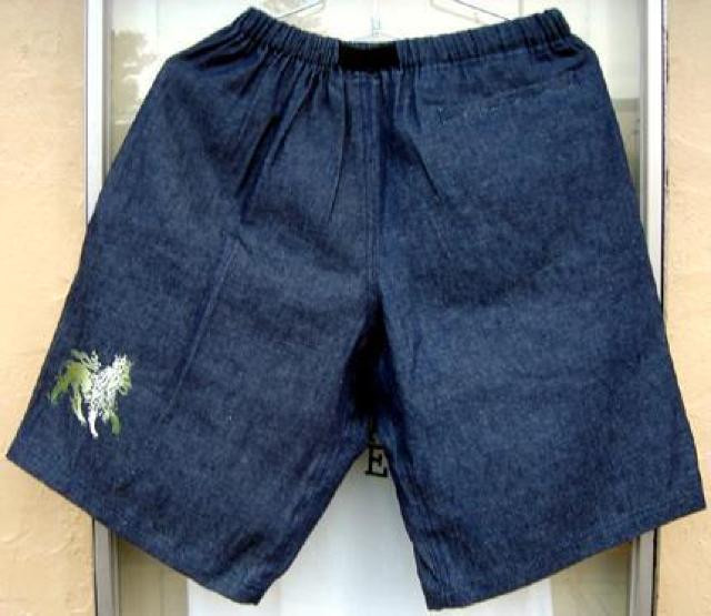 M-69 オリジナル Jah Lion Denim Climbing Short Pants デニム クライミング ショーツ < 男性ファッション  M-69 オリジナル Jah Lion Denim Climbing Short Pants デニム クライミング ショーツ < 男性ファッションの