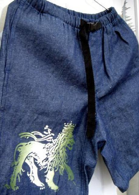 M-69 オリジナル Jah Lion Denim Climbing Short Pants デニム クライミング ショーツ < 男性ファッション  M-69 オリジナル Jah Lion Denim Climbing Short Pants デニム クライミング ショーツ < 男性ファッションの