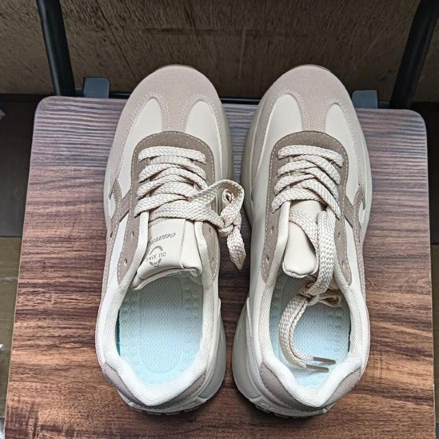 新品 24.5cm スニーカー ブラウン シューズ 靴 カジュアル レディース < 女性ファッション  新品 24.5cm スニーカー ブラウン シューズ 靴 カジュアル レディース < 女性ファッションの