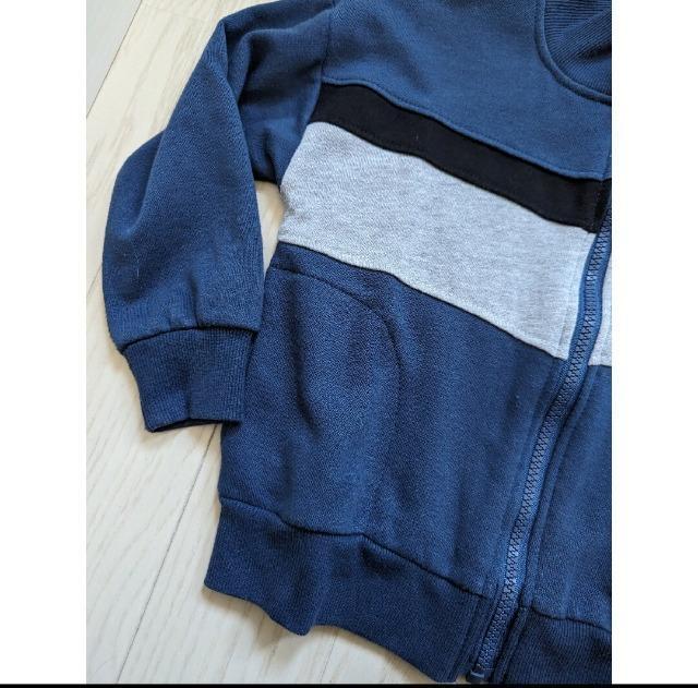 110★BlueMart★ジップアップパーカー★ジャケット★送料無料 < キッズ/ベビー  110★BlueMart★ジップアップパーカー★ジャケット★送料無料 < キッズ/ベビーの