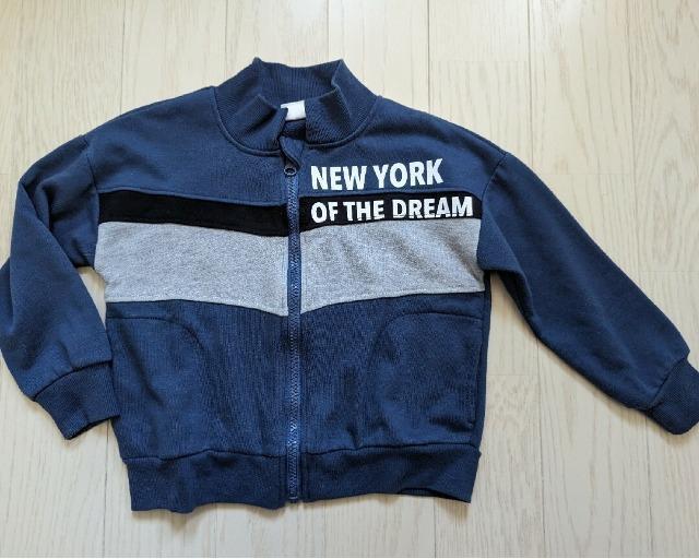 110★BlueMart★ジップアップパーカー★ジャケット★送料無料 < キッズ/ベビー  110★BlueMart★ジップアップパーカー★ジャケット★送料無料 < キッズ/ベビーの