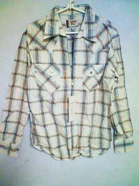 Aー595☆新品☆<Sale>メンズ長袖リバティーベルオーバーシャツ BL < 男性ファッション  Aー595☆新品☆<Sale>メンズ長袖リバティーベルオーバーシャツ BL  < 男性ファッションの