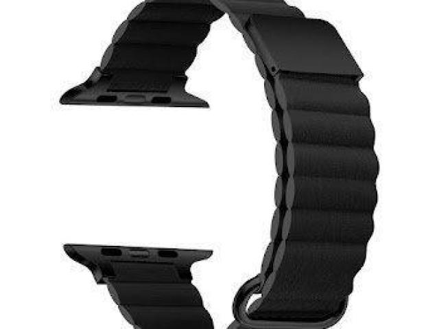 Apple Watch マグネット式 PUレザー バンド ブラック < 男性アクセサリー/時計 Apple Watch マグネット式 PUレザー バンド ブラック < 男性アクセサリー/時計の