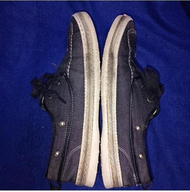 メンズ スニーカー 黒 ブラックデニム風 シューズ 26cm < 男性ファッション メンズ スニーカー 黒 ブラックデニム風 シューズ 26cm < 男性ファッションの