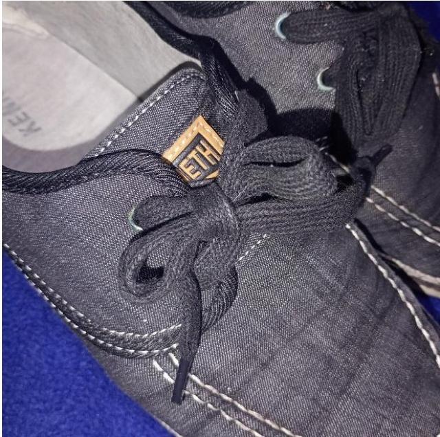 メンズ スニーカー 黒 ブラックデニム風 シューズ 26cm < 男性ファッション メンズ スニーカー 黒 ブラックデニム風 シューズ 26cm < 男性ファッションの