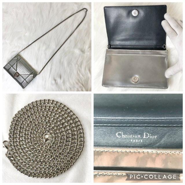 【廃盤】Christian Dior クリスチャンディオール チェーンショルダーバッグ ディオラマ シルバー < ブランド 【廃盤】Christian Dior クリスチャンディオール チェーンショルダーバッグ ディオラマ シルバー < ブランドの