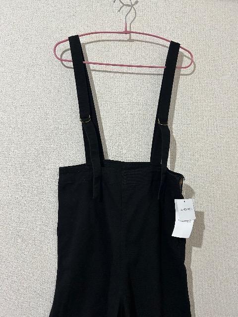 新品タグ付きELENCARE DUE★サス付きブラックデニムワイドパンツ < 女性ファッション 新品タグ付きELENCARE DUE★サス付きブラックデニムワイドパンツ < 女性ファッションの