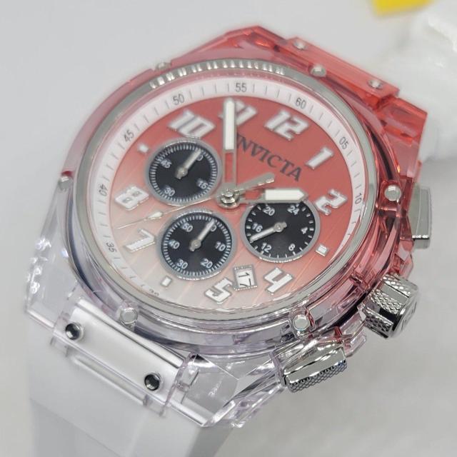 【特価品】INVICTA インビクタ 44mm S1Rally プリズム レッド×ホワイトラバー < 男性アクセサリー/時計 【特価品】INVICTA インビクタ 44mm S1Rally プリズム レッド×ホワイトラバー < 男性アクセサリー/時計の