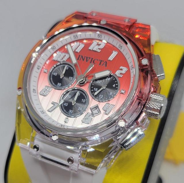 【特価品】INVICTA インビクタ 44mm S1Rally プリズム レッド×ホワイトラバー < 男性アクセサリー/時計 【特価品】INVICTA インビクタ 44mm S1Rally プリズム レッド×ホワイトラバー < 男性アクセサリー/時計の