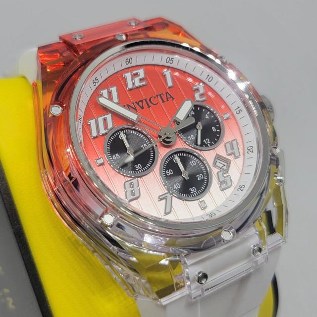 【特価品】INVICTA インビクタ 44mm S1Rally プリズム レッド×ホワイトラバー < 男性アクセサリー/時計 【特価品】INVICTA インビクタ 44mm S1Rally プリズム レッド×ホワイトラバー < 男性アクセサリー/時計の