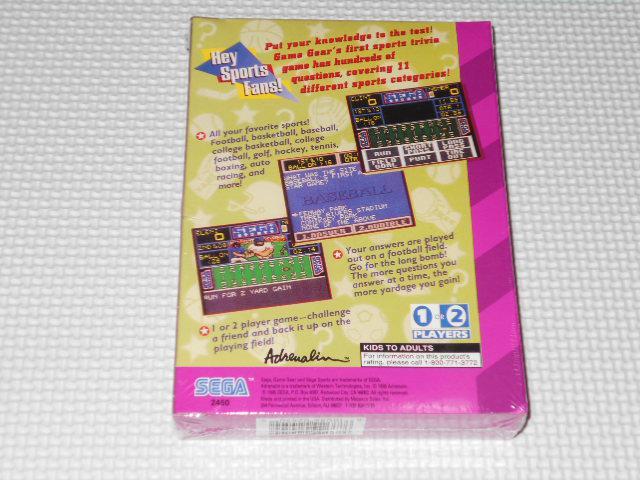 GGSPORTS Trivia CHAMPIONSHIP EDITION SEGA SPORTS CO  Q[{/\tg 