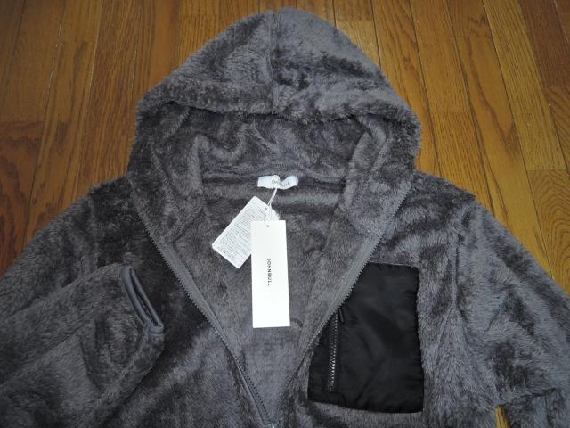 新品 Johnbull ジョンブル フリース パーカー ジャケット M 灰 モコモコ ジップ < ブランド  新品 Johnbull ジョンブル フリース パーカー ジャケット M 灰 モコモコ ジップ < ブランドの