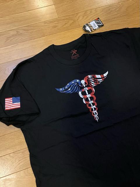 ROTHCO ロスコ 星条旗  プリント  大きいsize 2XL  黒ブラック < ブランド  ROTHCO ロスコ 星条旗  プリント  大きいsize 2XL  黒ブラック < ブランドの