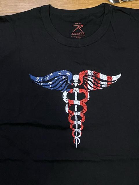 ROTHCO ロスコ 星条旗  プリント  大きいsize 2XL  黒ブラック < ブランド  ROTHCO ロスコ 星条旗  プリント  大きいsize 2XL  黒ブラック < ブランドの