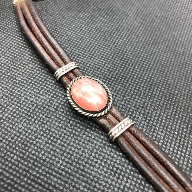 即決 SILVER シルバー レザー ブレスレット < 女性アクセサリー/時計  即決 SILVER シルバー レザー ブレスレット < 女性アクセサリー/時計の