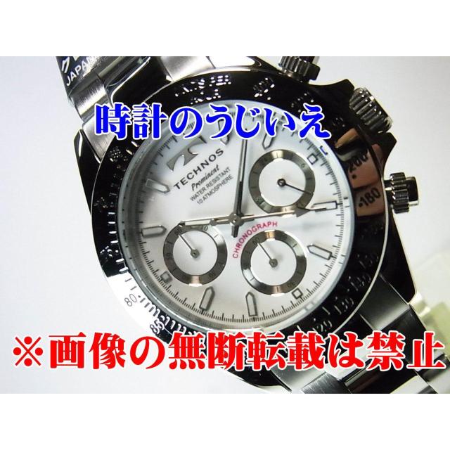 テクノス 紳士 クロノグラフ TP0403SW 定価¥55,000-(税込)新品 < 男性アクセサリー/時計  テクノス 紳士 クロノグラフ TP0403SW 定価¥55,000-(税込)新品 < 男性アクセサリー/時計の