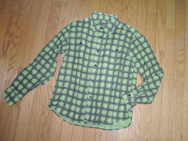 CALEE キャリー チェック柄シャツ M 緑系 長袖シャツ < ブランド CALEE キャリー チェック柄シャツ M 緑系 長袖シャツ < ブランドの