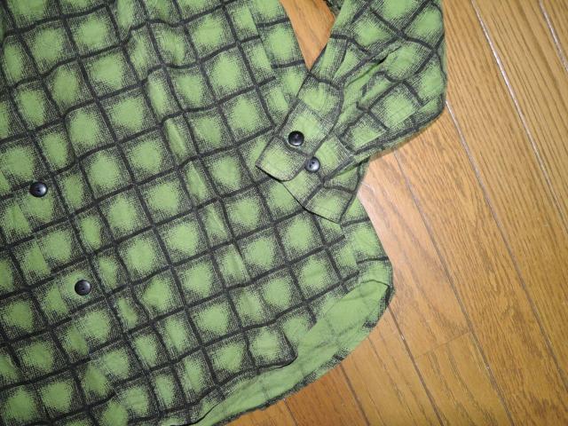 CALEE キャリー チェック柄シャツ M 緑系 長袖シャツ < ブランド CALEE キャリー チェック柄シャツ M 緑系 長袖シャツ < ブランドの