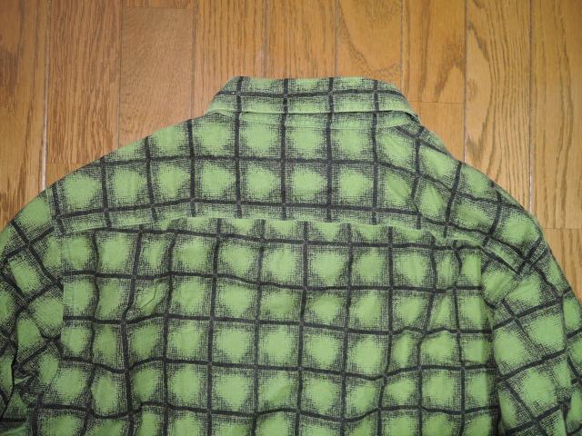 CALEE キャリー チェック柄シャツ M 緑系 長袖シャツ < ブランド CALEE キャリー チェック柄シャツ M 緑系 長袖シャツ < ブランドの