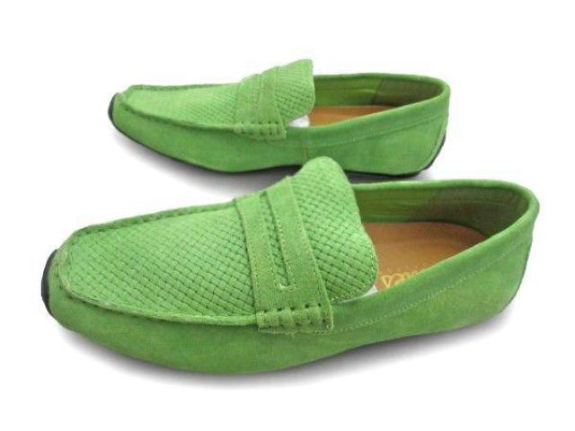 1円~C469新品Dedes本革コインローファー/ドライビングスリッポン24.5aGREEN♂ < 男性ファッション 1円~C469新品Dedes本革コインローファー/ドライビングスリッポン24.5aGREEN♂ < 男性ファッションの