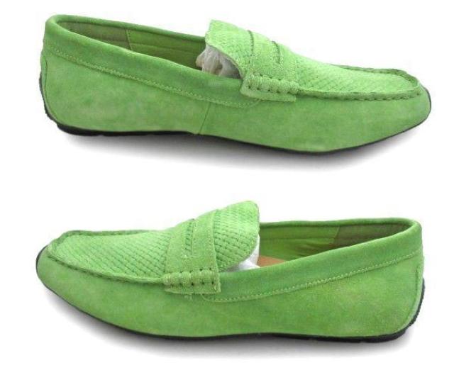 1円~C469新品Dedes本革コインローファー/ドライビングスリッポン24.5aGREEN♂ < 男性ファッション 1円~C469新品Dedes本革コインローファー/ドライビングスリッポン24.5aGREEN♂ < 男性ファッションの