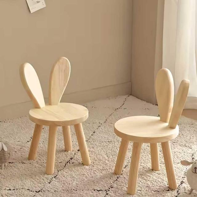 キッズ 椅子 ウサギ アニマルイス 木製 子供用 無垢材 キッズチェア 1個 < インテリア/ライフ  キッズ 椅子 ウサギ アニマルイス 木製 子供用 無垢材 キッズチェア 1個 < インテリア/ライフの