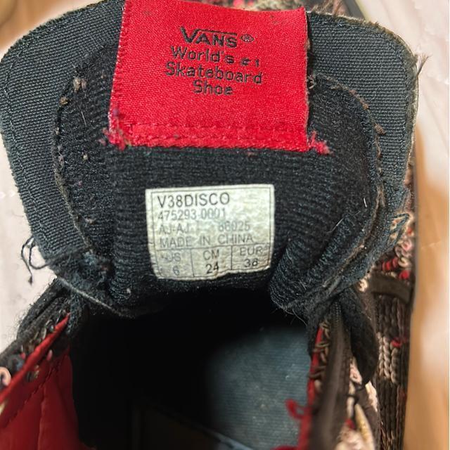 VANS  LLXpR[Xj[J[  24.0cm󂠂  uh 