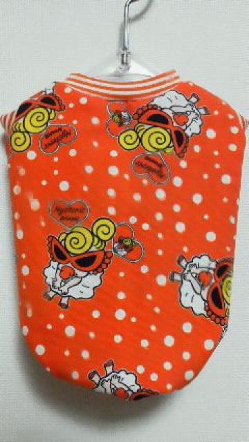 ハンドメイド*ヒスミニTシャツ*モンロー柄・オレンジ・水玉・ボーダー・犬用*S < ペット/手芸/園芸  ハンドメイド*ヒスミニTシャツ*モンロー柄・オレンジ・水玉・ボーダー・犬用*S  < ペット/手芸/園芸の