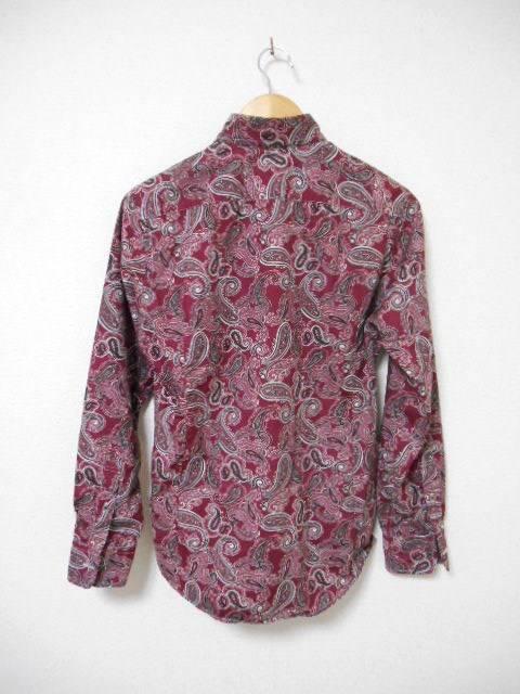 □ユナイテッドアローズ ペイズリー柄 長袖シャツ/メンズ/S☆新品 < ブランド □ユナイテッドアローズ ペイズリー柄 長袖シャツ/メンズ/S☆新品 < ブランドの