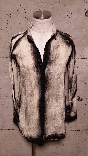 ViKMRIIP Discharged Linen Shirt 1   uh 