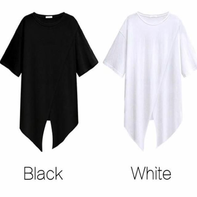 爆ヤス790円★超人気 ロングTシャツ トップス 半袖  ホワイトXL < 女性ファッション  爆ヤス790円★超人気 ロングTシャツ トップス 半袖  ホワイトXL < 女性ファッションの