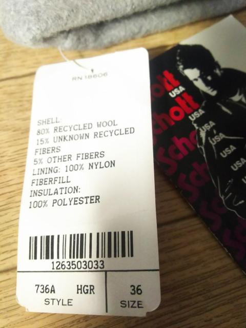 USA Schott Vbg VO s[R[g TCY36 Vigp  uh 