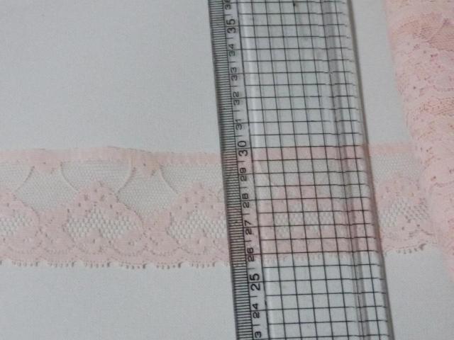 ラッセルレース ピンク 4.3cm幅 10m < ペット/手芸/園芸  ラッセルレース ピンク 4.3cm幅 10m < ペット/手芸/園芸の