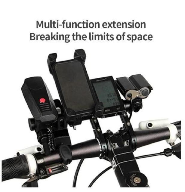 自転車ハンドルバー延長ブラケット ロング 20cm 取り付け工具付き ダブルフレームクリップ ブラック 自転車ホルダー 70 < レジャー/スポーツ 自転車ハンドルバー延長ブラケット ロング 20cm 取り付け工具付き ダブルフレームクリップ ブラック 自転車ホルダー 70 < レジャー/スポーツの