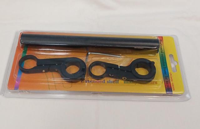 自転車ハンドルバー延長ブラケット ロング 20cm 取り付け工具付き ダブルフレームクリップ ブラック 自転車ホルダー 70 < レジャー/スポーツ 自転車ハンドルバー延長ブラケット ロング 20cm 取り付け工具付き ダブルフレームクリップ ブラック 自転車ホルダー 70 < レジャー/スポーツの