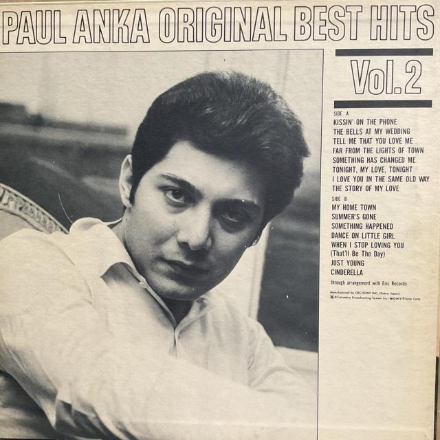 PAUL ANKA ORIGINAL BEST HITS Vol.2 < CD/DVD/ビデオ  PAUL ANKA ORIGINAL BEST HITS Vol.2 < CD/DVD/ビデオの
