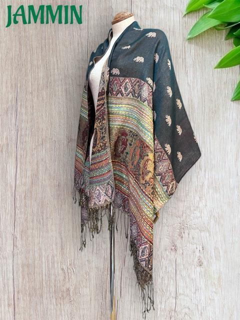 ペーズリー柄ストール エスニック 男女兼用 ストール アジアン < 女性ファッション ペーズリー柄ストール エスニック 男女兼用 ストール アジアン < 女性ファッションの
