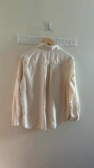 ユニクロ ソフトブラッシュドシャツ 長袖シャツ 長袖ブラウス オフホワイト L < ブランド ユニクロ ソフトブラッシュドシャツ 長袖シャツ 長袖ブラウス オフホワイト L < ブランドの