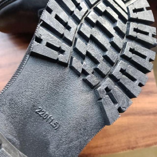 新品 22cm レディース ブーツ ブラック 厚底 シューズ ショートブーツ < 女性ファッション 新品 22cm レディース ブーツ ブラック 厚底 シューズ ショートブーツ < 女性ファッションの