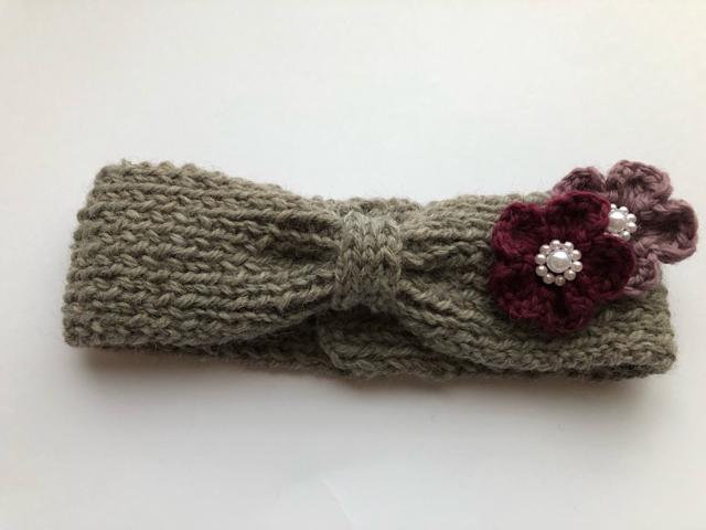 ハンドメイド ヘアバンド ウール100% SM2好き axes好き 茶灰 < 女性ファッション  ハンドメイド ヘアバンド ウール100% SM2好き axes好き 茶灰  < 女性ファッションの