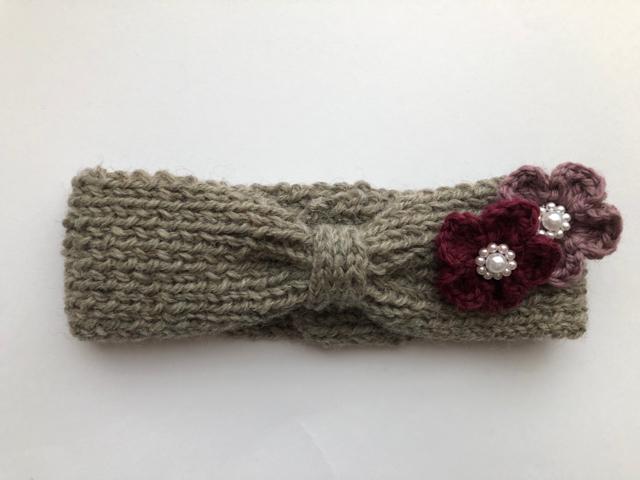 ハンドメイド ヘアバンド ウール100% SM2好き axes好き 茶灰 < 女性ファッション  ハンドメイド ヘアバンド ウール100% SM2好き axes好き 茶灰 < 女性ファッションの