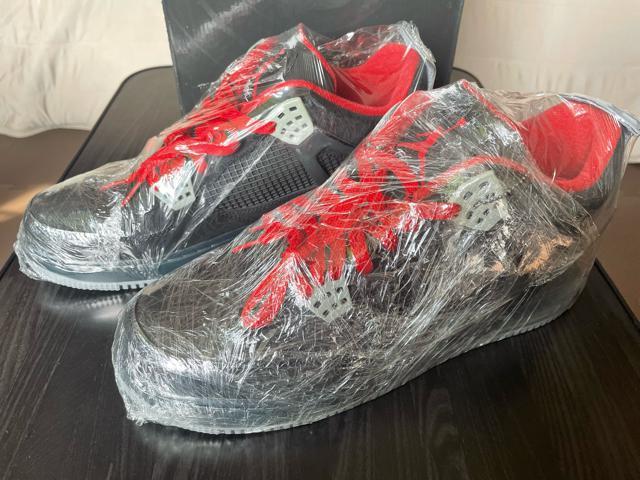 限定 ナイキ エア ジョーダン フォース 4 プレミアム ブラック/バーシティレッド-ステルス 384393-001 US12 < ブランド  限定 ナイキ エア ジョーダン フォース 4 プレミアム ブラック/バーシティレッド-ステルス 384393-001 US12 < ブランドの