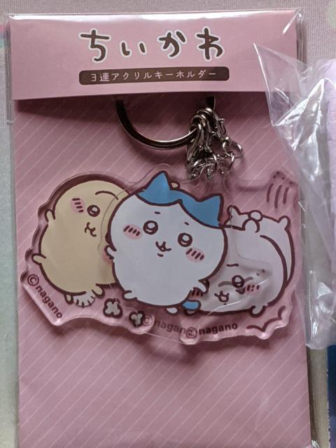 ちいかわ 3連アクリルキーホルダー(ちいかわ ハチワレ うさぎ)&ちいかわマルチタオル A個セット < アニメ/コミック/キャラクター ちいかわ 3連アクリルキーホルダー(ちいかわ ハチワレ うさぎ)&ちいかわマルチタオル A個セット < アニメ/コミック/キャラクターの