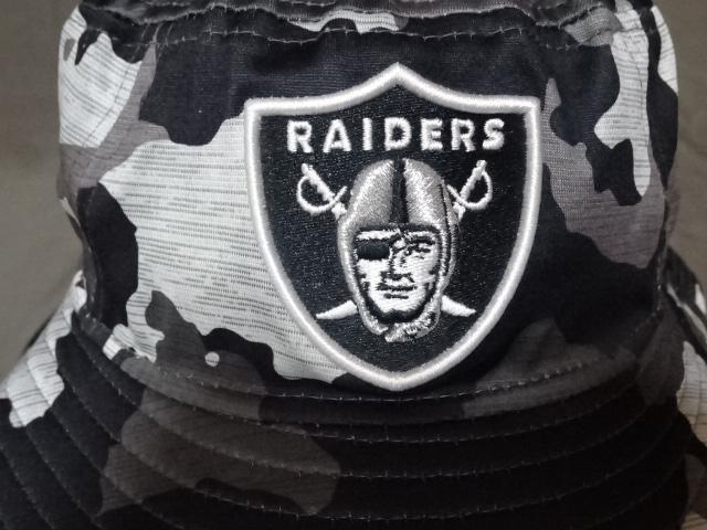 【NEW ERA】 NFL ラスベガス レイダース カモフラ柄 サファリハット < ブランド  【NEW ERA】 NFL ラスベガス レイダース カモフラ柄 サファリハット < ブランドの