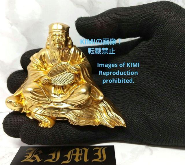 寿老人 金メッキ/24金 名仏師 牧田秀雲 原型 仏像 置物 仏教美術 七福神 < インテリア/ライフ  寿老人 金メッキ/24金 名仏師 牧田秀雲 原型 仏像 置物 仏教美術 七福神 < インテリア/ライフの
